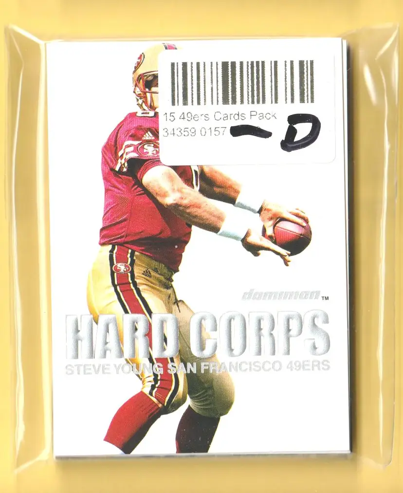 15 Card Pack D San Francisco 49ers Steve Young