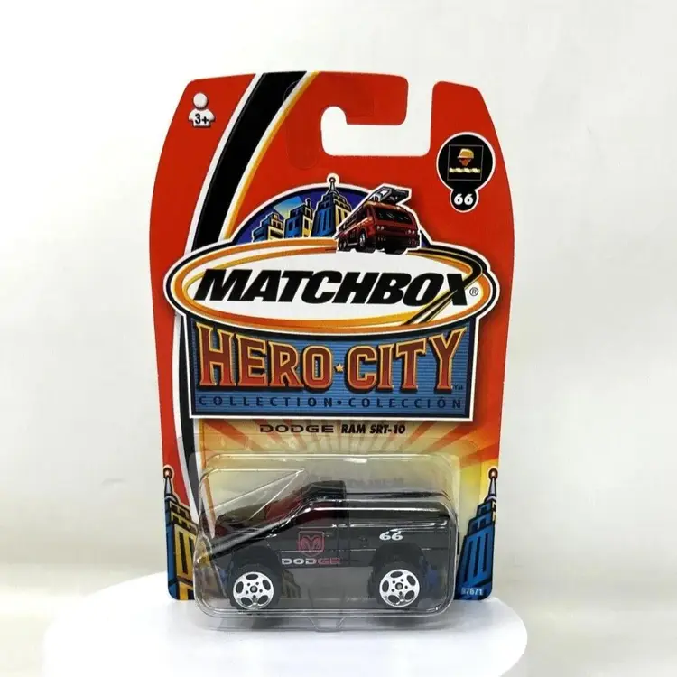 DODGE RAM SRT-10 BLACK #66/75 MATCHBOX HERO CITY COLLECTION 2002