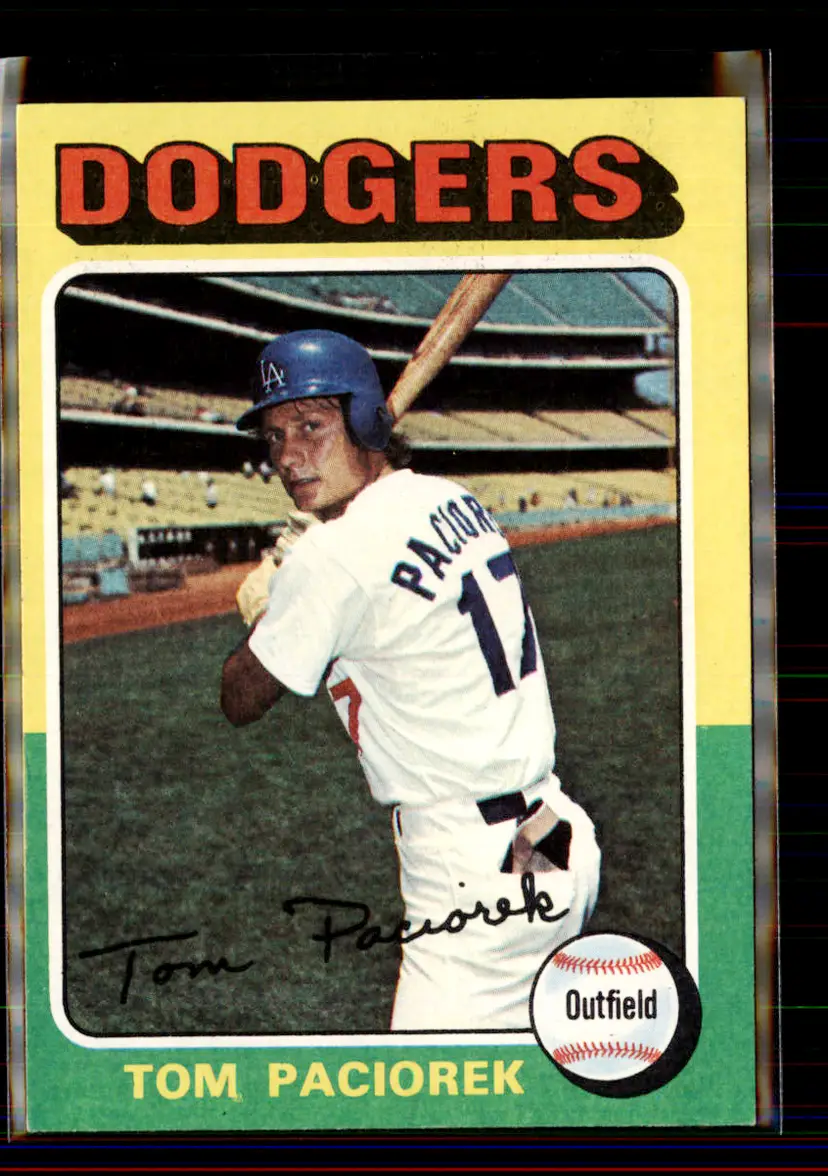 Tom Paciorek 1975 Topps #523 - Los Angeles Dodgers - (pk1-55)