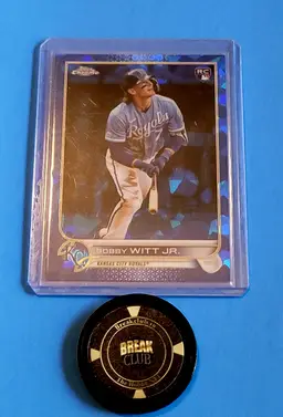 Bobby Witt Jr 2022 Topps Chrome Update Sapphire RC
