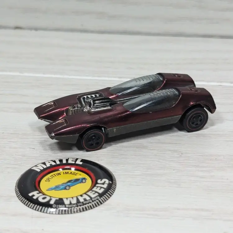 VINTAGE ORIGINAL 1968 HOT WHEELS REDLINE SPLITTIN IMAGE