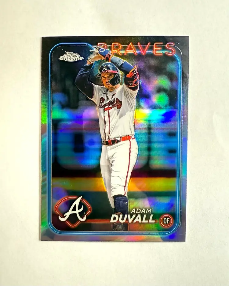 Adam Duvall 2024 Topps Chrome Update #USC165 Refractor Atlanta Braves