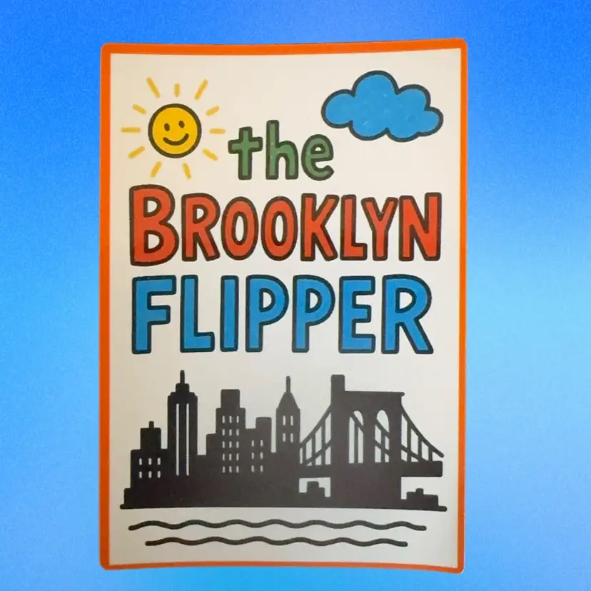 The Brooklyn Flipper Sticker (empire State Building)