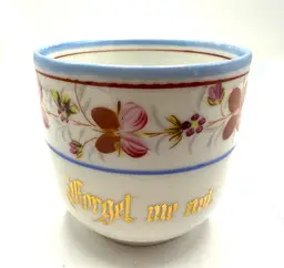 Antique German FORGET ME NOT Cup, Made in Germany,Vintage Porcelain