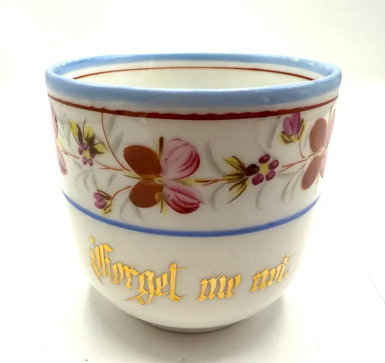 Antique German FORGET ME NOT Cup, Made in Germany,Vintage Porcelain