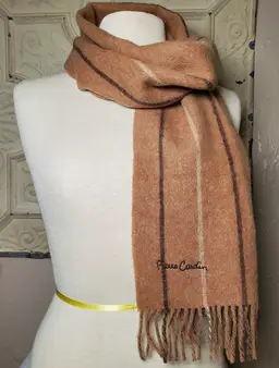 Vintage Pierre Cardin Wool Scarf