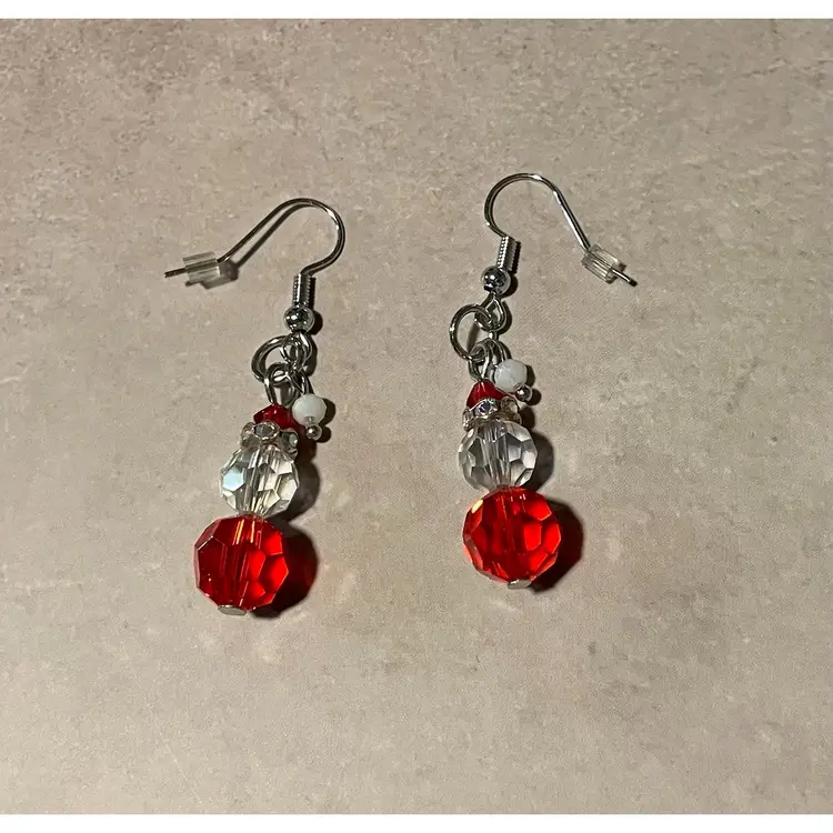 Santa Christmas Earrings