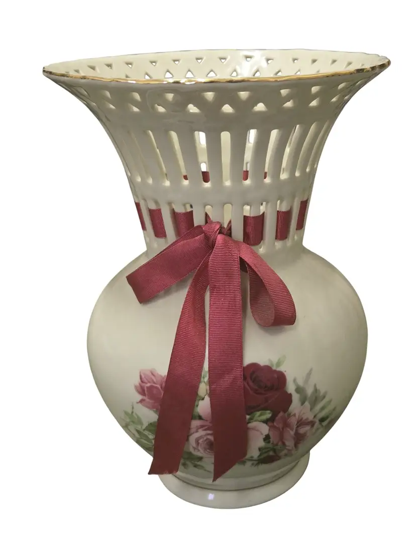Formalities Rose Vase by Baum Bros. Victorian Farmhouse Decor
