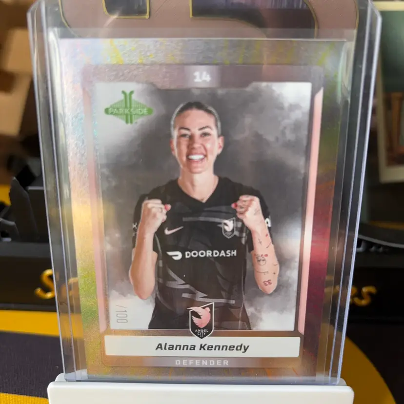 Alanna Kennedy, #47, Angel City FC, 2025 Parkside NWSL Collection - Shimmer, /100, Soccer Card