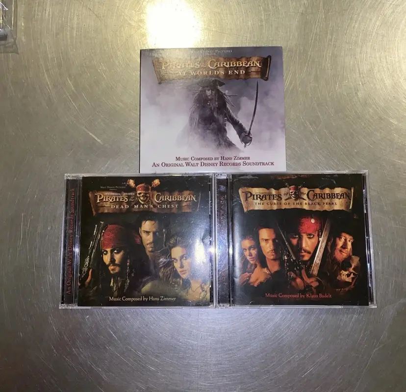 Lot Of 3 Pirate Of The Carabian CDs