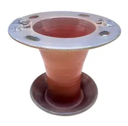 Signed MB Studio Art Pottery Toothbrush Holder Vase Pastel Pink Purple Seashell