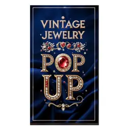 #50 - Sterling Gemstone Vintage Costume Xmas Brooches & More Pop Up