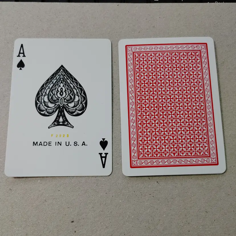 1 Single Swap Card - Playing Card. Red background. Dimension 2.5 x 3.5. Read description.