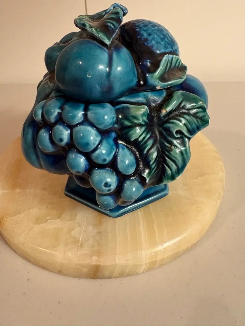 Vintage Mood Indigo Blue Jam/Jelly Jar