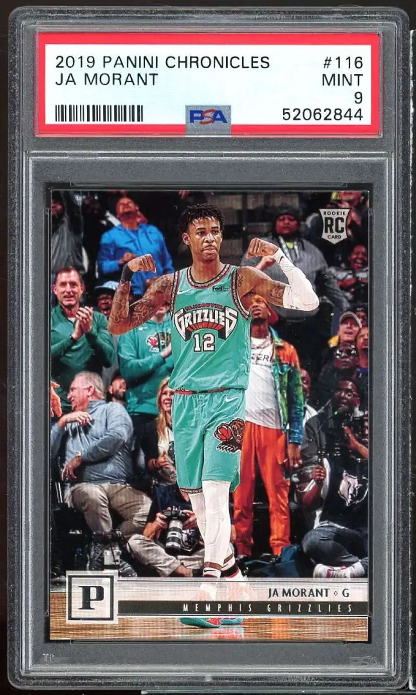 2019 Panini Chronicles Ja Morant Grizzlies Rookie Card PSA 9