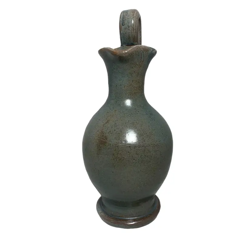 Handmade Pottery Vase Pitcher. Signed Seagrove, NC 6.5” Tall