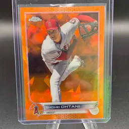 Shohei Ohtani Orange Sapphire /25 Pitching Variation Angels