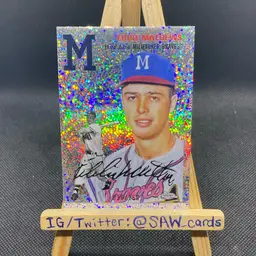 Eddie Mathews 2023 Topps Chrome Platinum Anniversary /150 Atlanta Braves