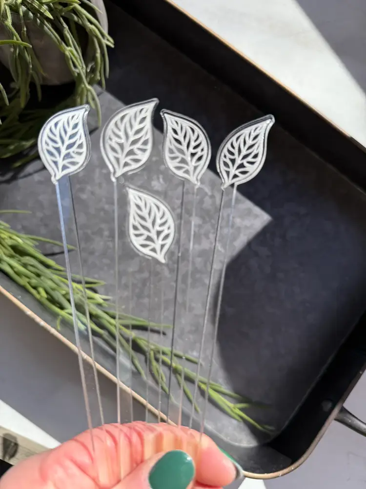 Leaf Plant Support Stake