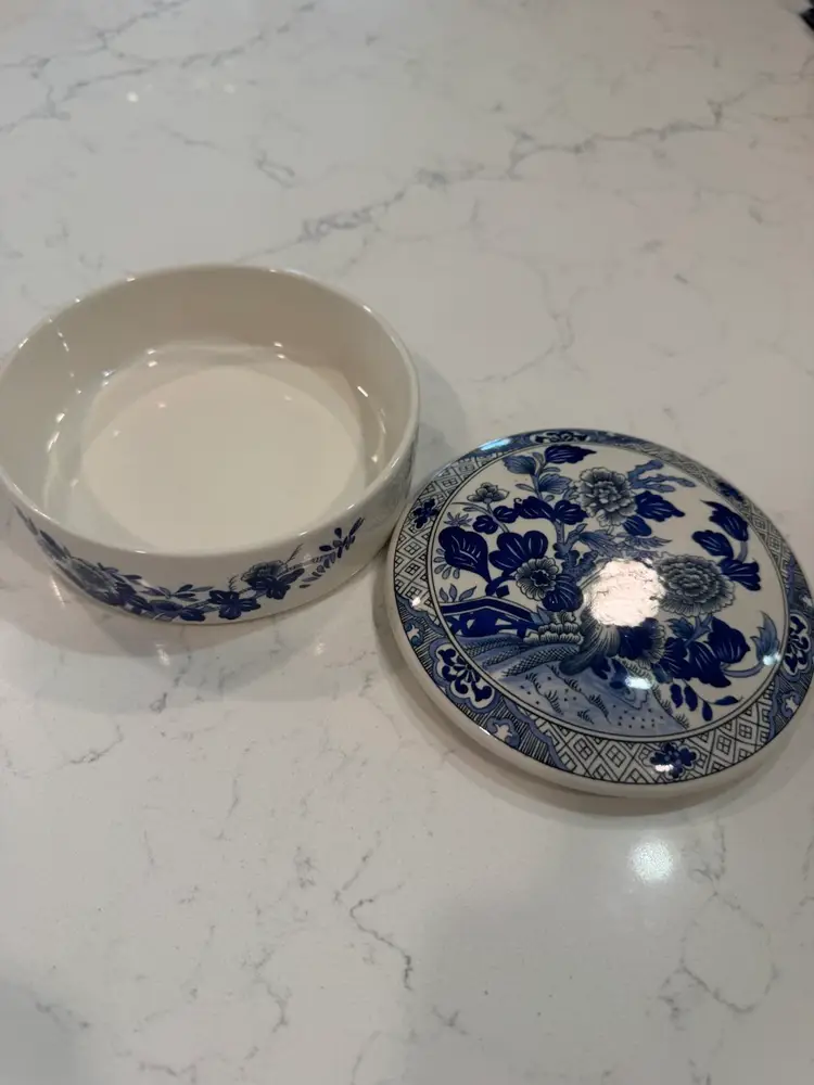 Tiffany & Co “Peony” Lidded Trinket Dish