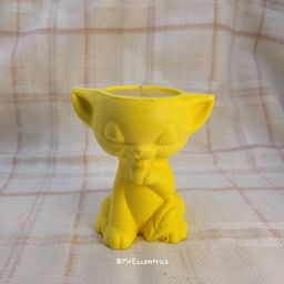 Cat candle