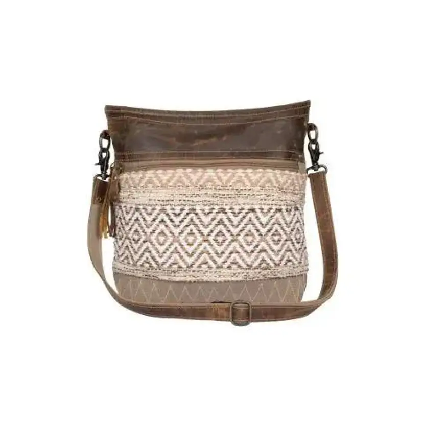 Myra Bag Geometric Pattern Crossbody Bag