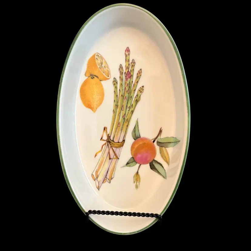 Vintage ‘86 Royal Worcester Evesham Vale 10" Casserole/ Serving Dish ~ NWT
