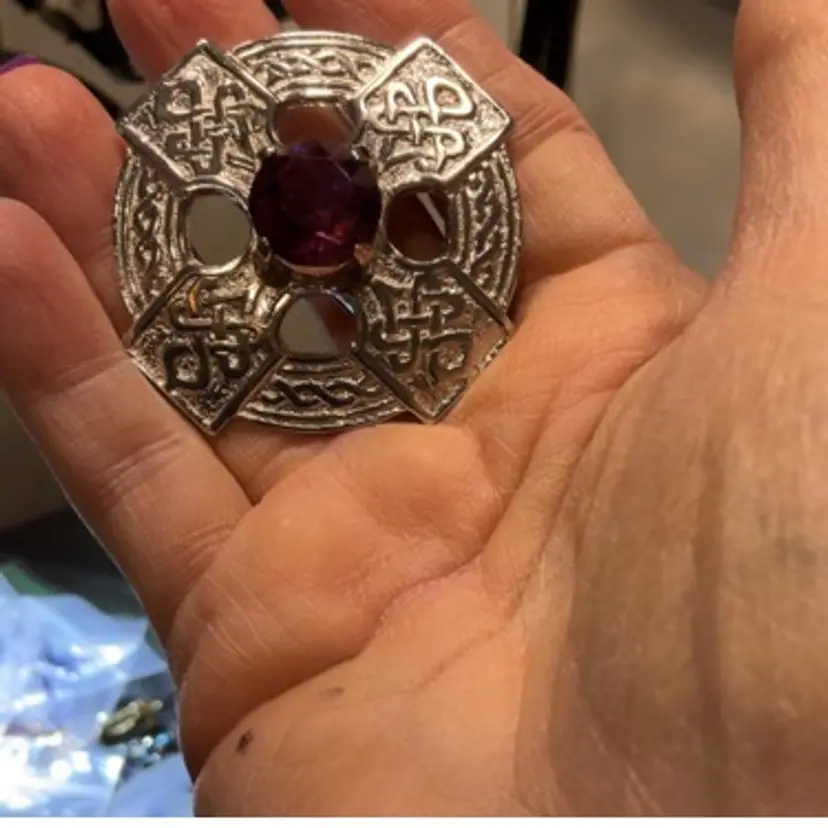 Celtic Cross Brooch