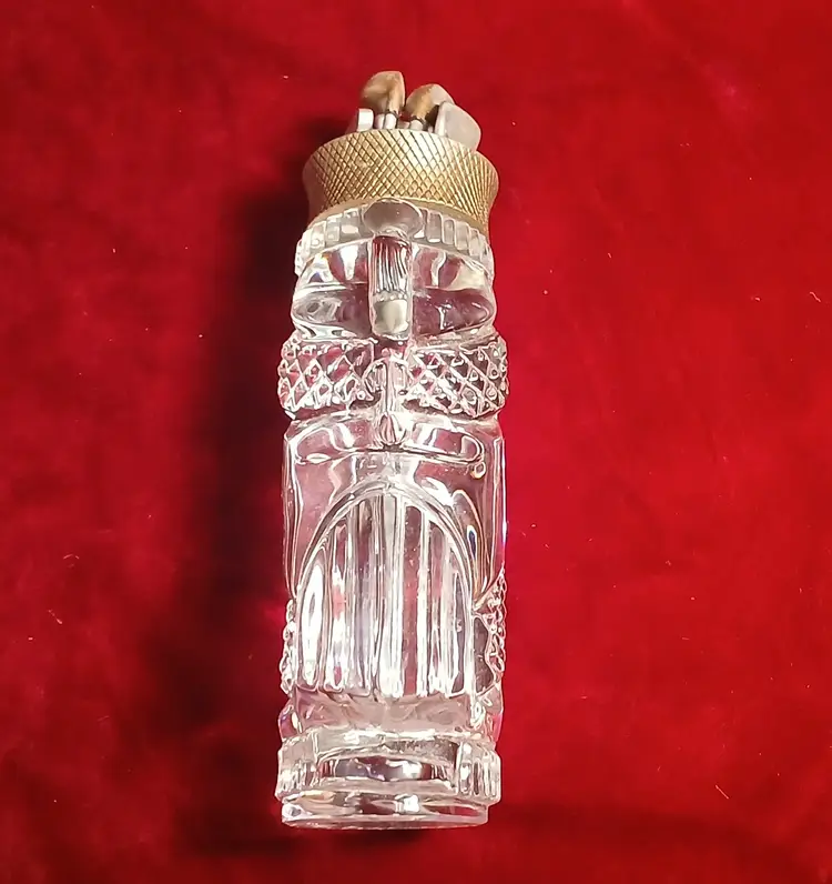 Vintage Waterford  Crystal  Mercedes  Golf bag  paperweight