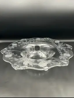 Vintage Indiana Glass Footed Centerpiece
Bowl