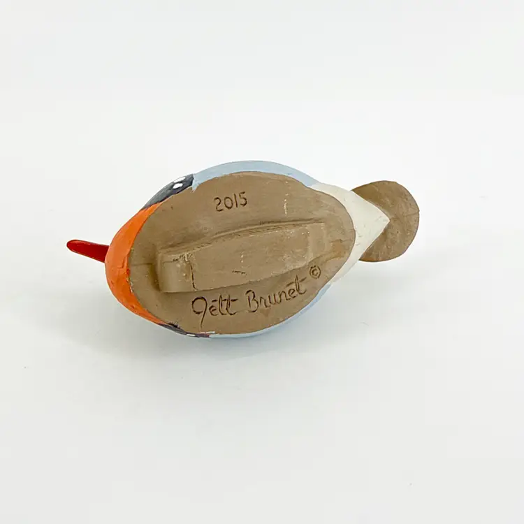 Jett Brunet Ducks Unlimited Red Breasted Merganser 2015 Miniature Decoy