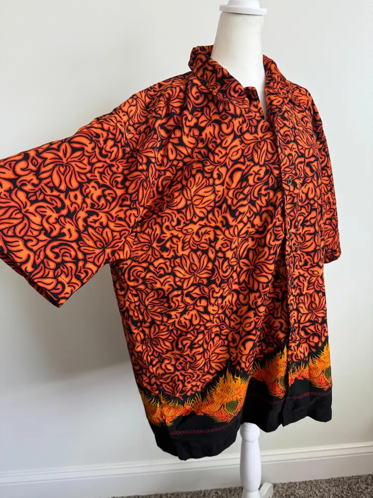 Y2K "No Boundaries" Flame Lotus Festival Shirt