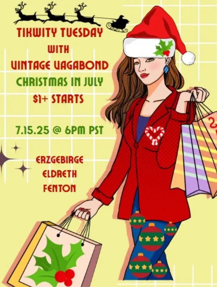 56 QUALITY Items ADDED! Eldreth!!! $1+ Starts - VINTAGE Christmas in July
