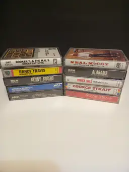 10 Country Music Cassette Tapes