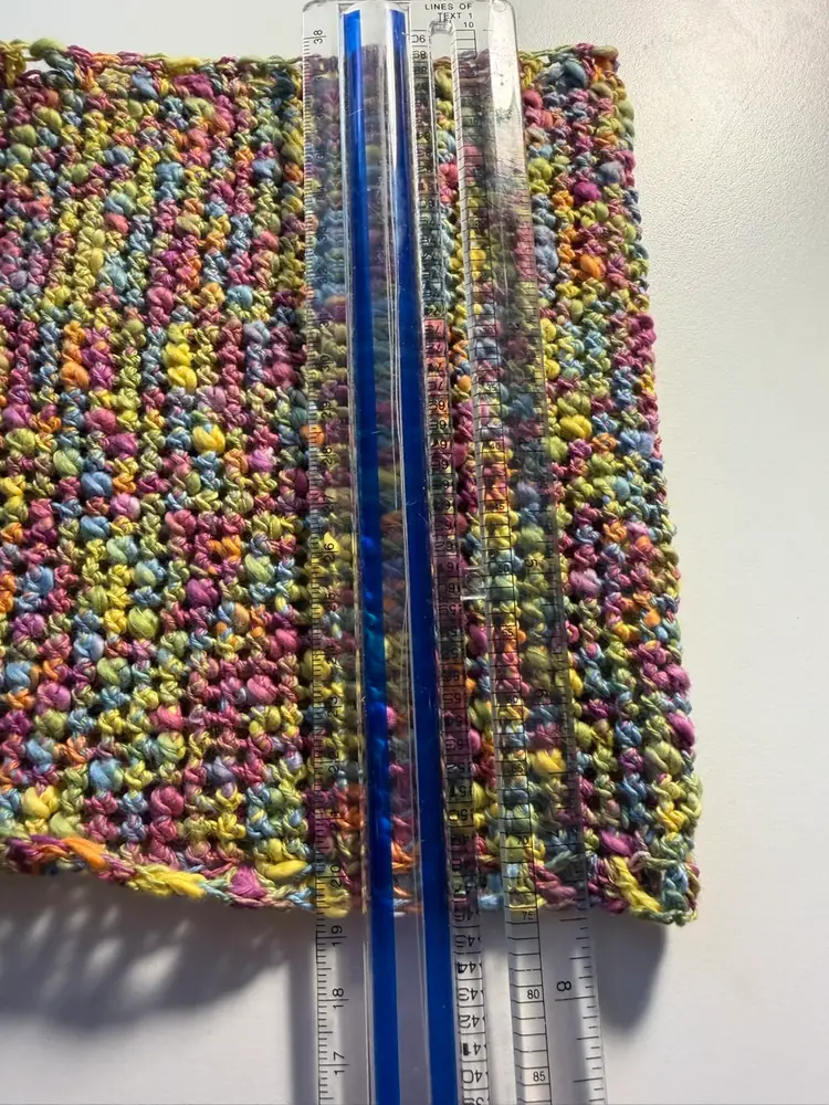 Colourful Cotton Eternity Scarf