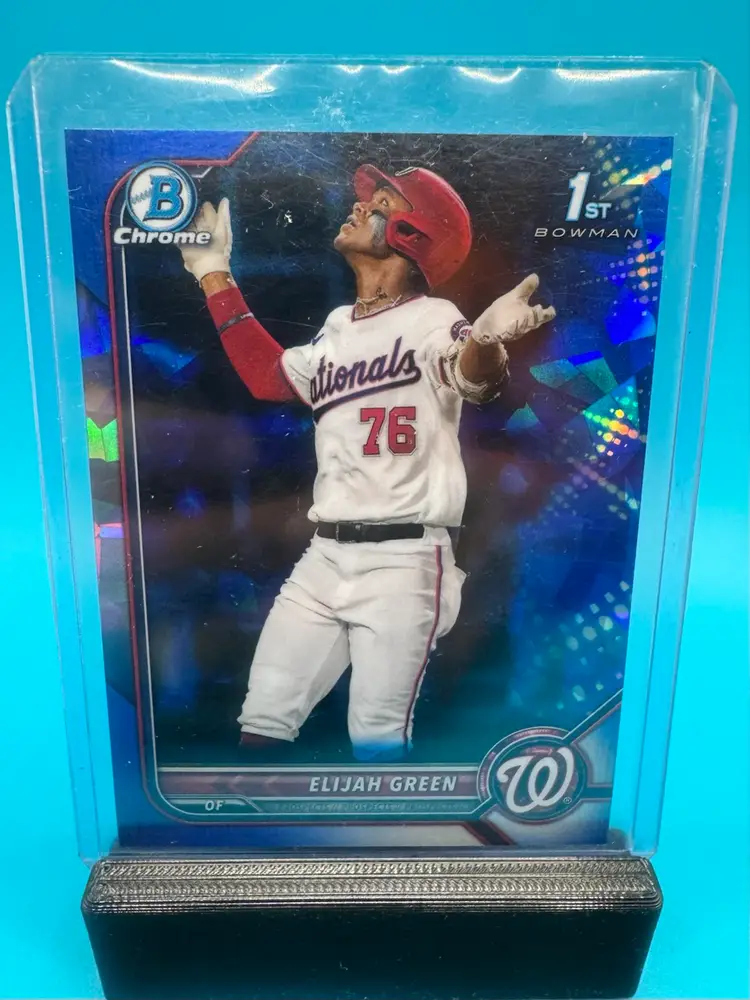 Elijah Green 1st Bowman Sapphire Washington Nationals