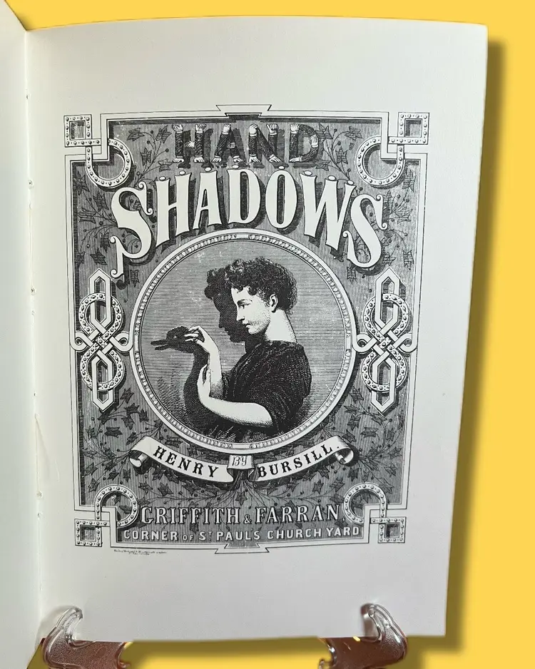 Hand Shadows Book- 1967 Reprint From 1859