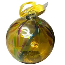 Hand Blown Glass Ornament, From The “The Tree Of Enchantment” Series