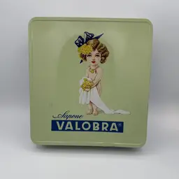 Valobra Metal Tin With Gibson Girl