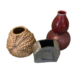 Odd Shaped Ceramic Planter/Vase Selection Sizes In Description