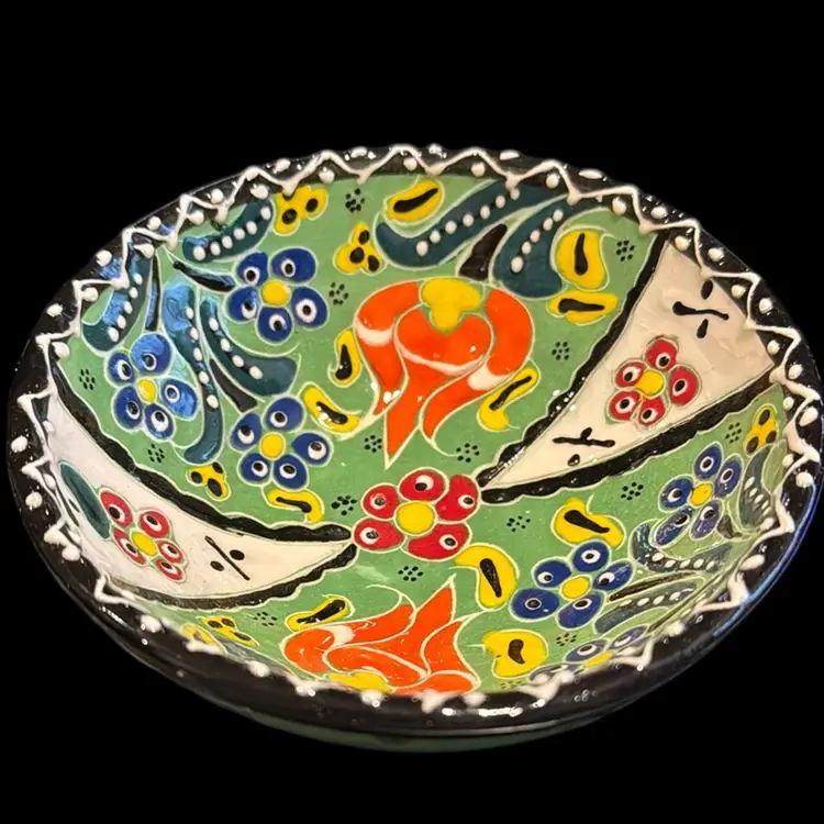 Handmade / Hand-painted Turkish Trinket Dish
