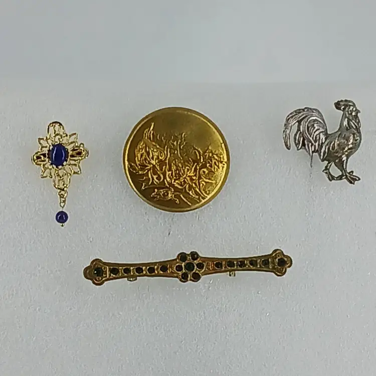 Five Brooches/Pins