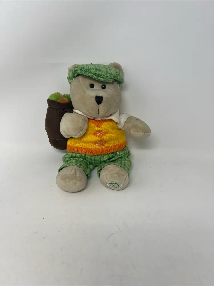 2006 Starbucks Coffee Co
Bearista Bear Nifty Golfer Plush!
Golf Bag Argyle Vest