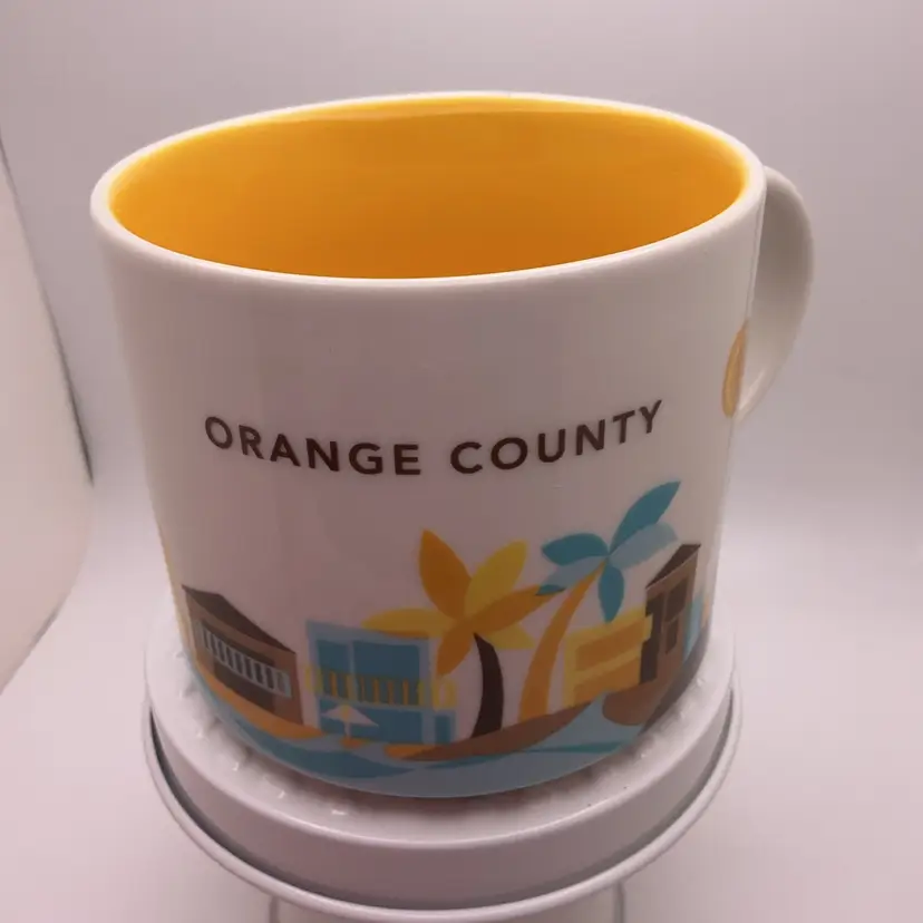 POW1 Starbucks Mug You Are Here Orange County 14 oz