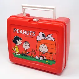 Peanuts Gang Camp Fire Lunch Box from Thermos - Charlie Brown, Snoopy, Linus and Lucy