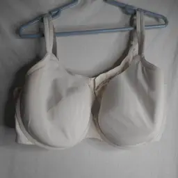 Cacique 46DDD T-shirt Bra Cotton underwire off white