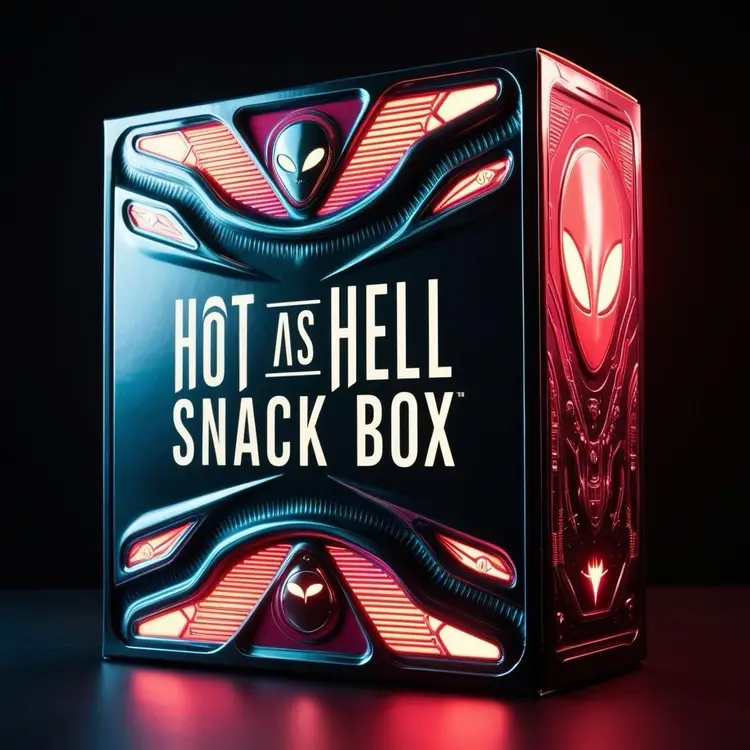 Hot as Hell International Noodle And Chip Box