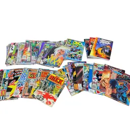 Reseller Lot Of 57 Comics And Books DC Marvel