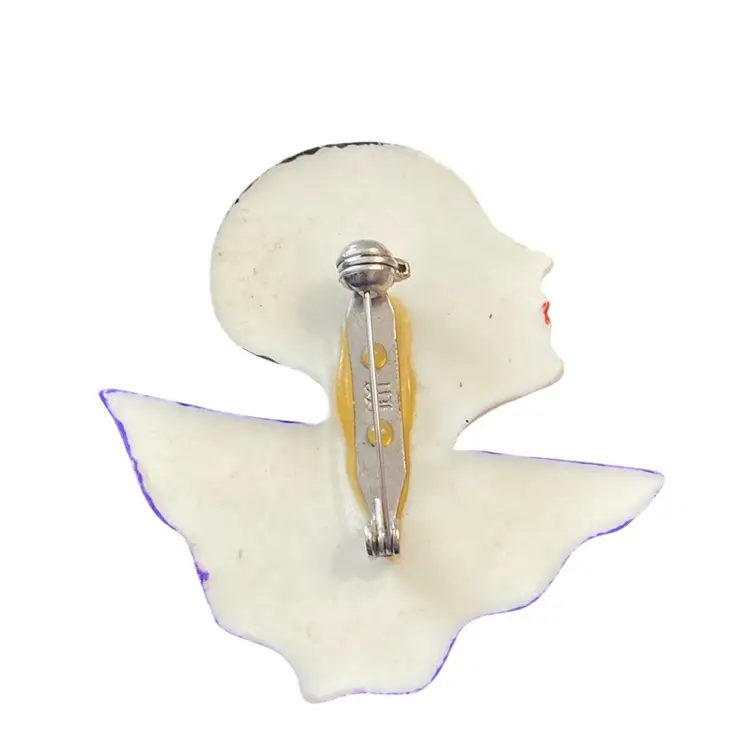 Lady Head Brooch 2” X 2”