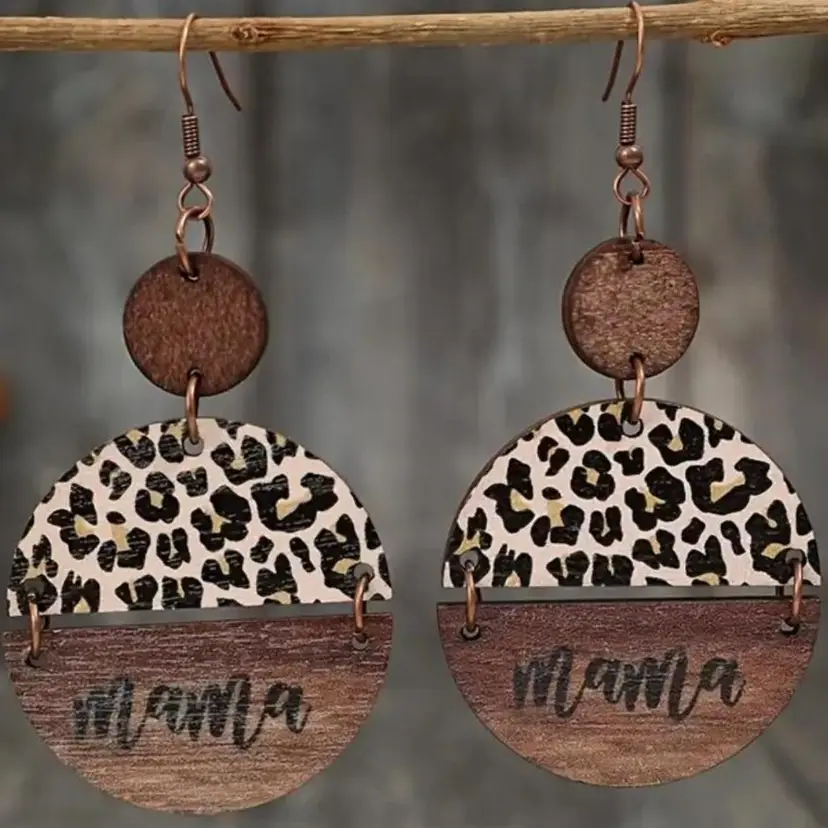 Mama Leopard Earrings